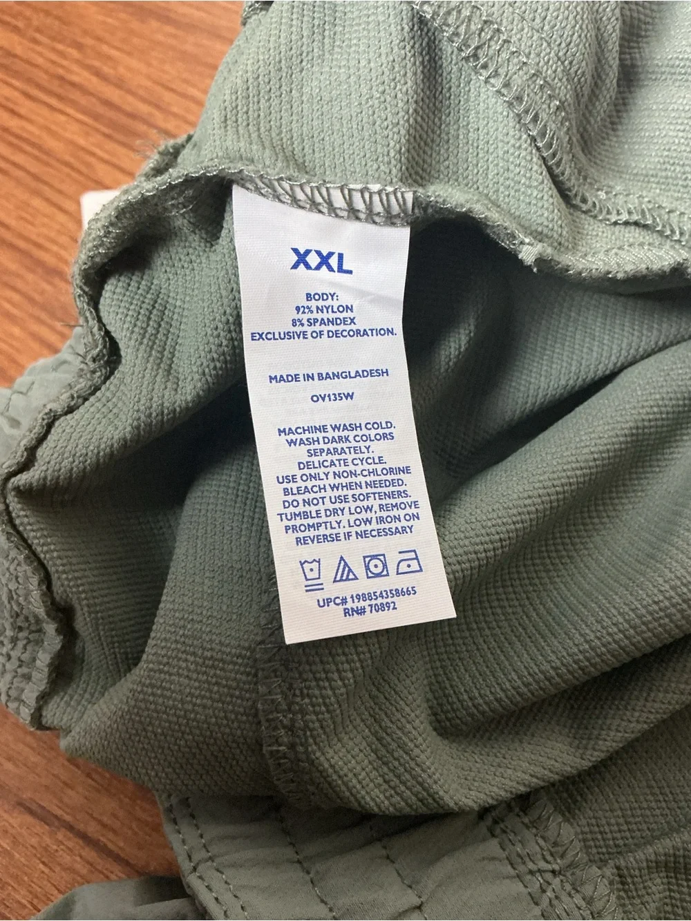 NWT Outdoor Voices RecTrek Women’s Shorts Agave Green Size XXL Hiking Plus